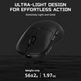 thumbnail image 4 of ATTACK SHARK x AJAZZ AJ159 APEX PAW3950 Triple Mode Gaming Mouse 8K with Magnetic Charging Dock with Color Display Bluetooth/2.4G Wireless/Wired-Black, 4 of 9