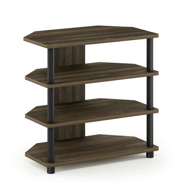 Furinno Turn-N-Tube Easy Assembly 4-Tier Petite TV Stand ...