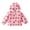 Red, variant on Wonitaaizi Girls Lightweight Hooded Jacket Kids Water-Resistant Windbreaker Printed Jacket (6-12 Months,White)