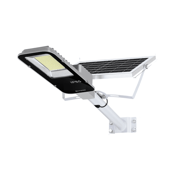 Lampara Led Solar Bloosom Exterior Pared Sensor Remoto Blanco
