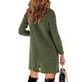 thumbnail image 5 of Sherrylily Women Open Front Cardigan Long Sweaters Cardigan Outerwear Button Down Coats, 5 of 5