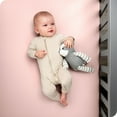thumbnail image 3 of Bare Home 2 Pack Fitted Sheets - Premium 1800 Collection - Ultra Soft - Crib, Pink Slipper/Cloud Grey, 3 of 7