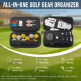thumbnail image 3 of Funda organizadora portátil DURARANGE para guantes de golf, color negro, 3 of 8
