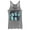 Gray Heather, variant on Netflix Women's Stranger Things Gang Bleeding Nose Stacked Racerback Tank Top White Heather X Small