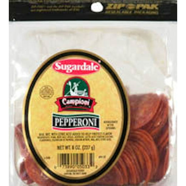 Featured image of post Pepperoni Slices Walmart Pepperoni is an american variety of salami made from cured pork and beef seasoned with paprika or other chili pepper