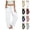 White-01, variant on DISKEBUISS Women's Barrel Sweatpants Wide Leg Lounge Pants with Pockets Drawstring Elastic Waisted for Baggy Casual