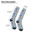 thumbnail image 2 of Balery Dogs With Pool Floats Printed Novelty Socks Men's Women's Crew Socks Sports Socks Knee High Socks Cotton Socks Quirky and Cool Socks, 2 of 9