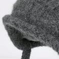 thumbnail image 4 of Cethrio Girls Knit Hats with Ear Flaps, Soft Winter Warm Windproof Beanies for Girl Gray Size 4-10T, 4 of 8