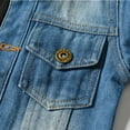 thumbnail image 5 of HCNTES Baby Boys Girls Denim Jacket Kids Toddler Button Down Jeans Jacket Top Coat Outerwear(Style7,4-5 Years), 5 of 9