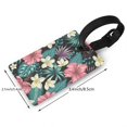 thumbnail image 4 of Balery Green Tropical Leaves Print Durable Luggage Tags with Secure Strap, Personalized Travel ID Tags for Suitcases, Bags, and Backpacks - Easy Identification for Men and Women, 4 of 8