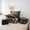 Brown 05, variant on Erosebridal Brown Rustic Farmhouse Twin Bedding Sets 7-Piece, Deer Wildlife Bedding Comforter Set, Black Reversible