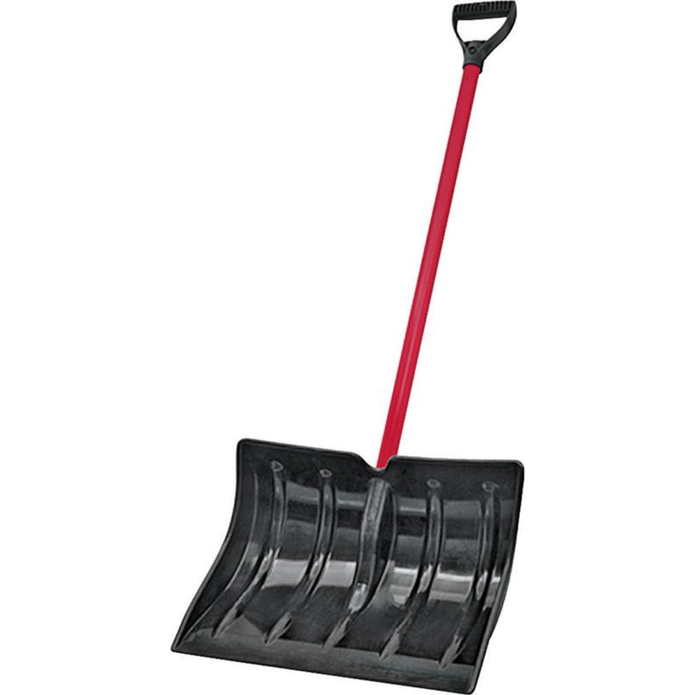 Vulcan 33969 Snow Shovel, 18 in Poly DGrip Steel Handle