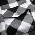 thumbnail image 5 of NAFUU Mens Dress Shirts Fashion Men's Autumn Winter Casual Party Long Sleeved Plaid Lapel Comfortable Thick Warm Flannel Shirt With Pockets Classic Casual Shirts, 5 of 7