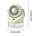 thumbnail image 5 of Desktop Misting Fan | USB Rechargeable Personal Fan with Cooling Mist | Portable Desk Fan for Office, Dormitory, and Home Use | Quiet Air Circulation Fan for Workspace and Study Area, 5 of 5