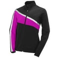 thumbnail image 2 of Augusta M Girls Aurora Jacket Black/Power Pink/Metallic Silver 7736, 2 of 2