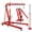 Red, variant on 2 Ton Folding Hydraulic Engine Hoist with Leveler and Safety Stand, 4400 lbs Capacity Heavy Duty Shop Crane Cherry Picker, 8 Ton Ram,