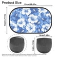 thumbnail image 6 of KUIFORTI 2 Pack Car Window Shades for Baby, Cling Sun Shade Blocker, Glare Shield and UV Rays Protection for Your Child 20.47" x 12.59" Side Window Screens for SUV, Tropical Flower, 6 of 6