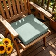 thumbnail image 3 of Square Stool Cushion Memory Foam 9.8 Inch Anti-Slip Seat Cushions with Ties Thickened 2 Inch Washable Chair Pad Removable Cover Breathable for Dining, Kitchen, Bar Chairs, 3 of 5