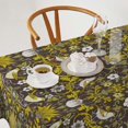 thumbnail image 2 of Bohemia William Morris Tablecloth, Retro Original Design Print Table Cover for Home Picnic Party Dining Room Kitchen Decor, (Yellow Strawberry Thief) 60x84inch, 2 of 6