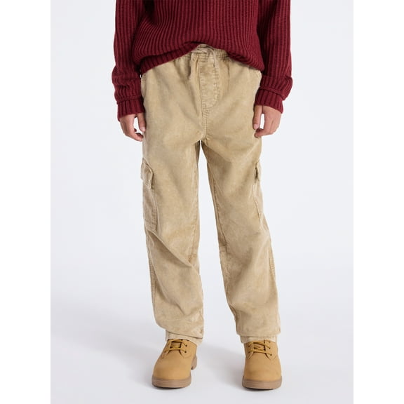 Weekend Academy Boys Corduroy Cargo Pants, Sizes 4-18
