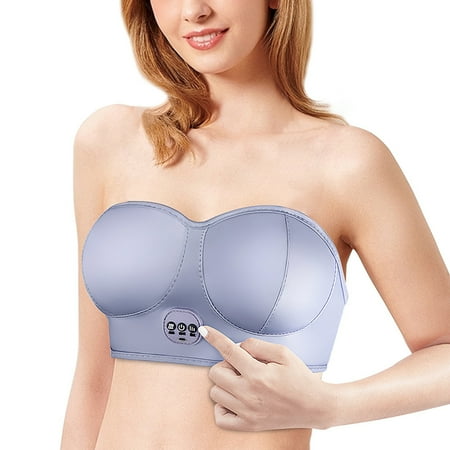 

3 Modes Smart Bra Wireless Charging Electric Bra Chest Massager Smart Vibrating Breast Massager