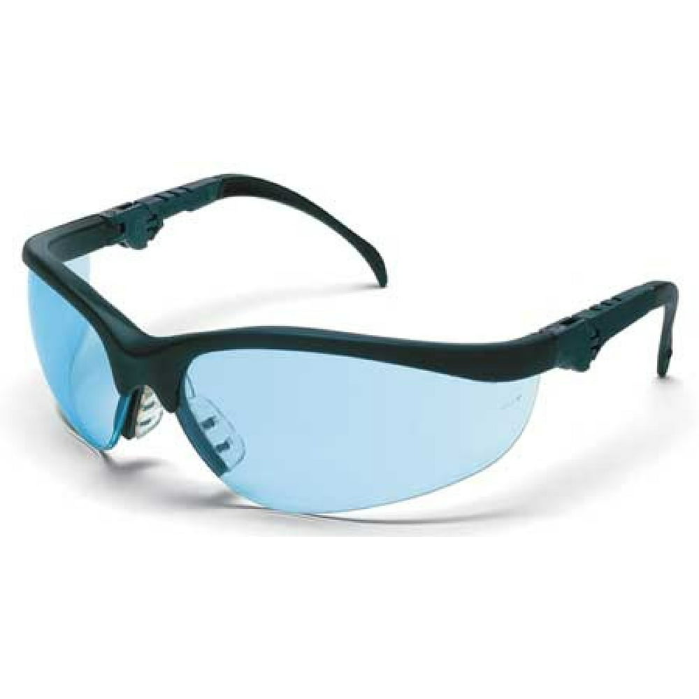 Mcr Safety Kd313 Safety Glasses Wraparound Light Blue Polycarbonate