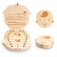 thumbnail image 2 of Caja De Dientes De Leche, Caja De Dientes De Bebé Caja De Dientes De Leche De Madera Para Niños Caja De Dientes De Leche Para Niños Caja De Recuerdo Para Niñas Regalo De Navidad Xemadio LKX-0823, 2 of 7