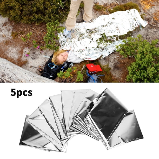Manta De Supervivencia, Manta De Emergencia Ligera Impermeable Para Maratones Para Senderismo Para Acampar Para Primeros Auxilios ANGGREK Otros
