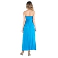 thumbnail image 7 of Maternity Strapless Empire Waist Pleated Maxi Dress, 7 of 7