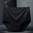 thumbnail image 5 of Women Underwear High Waist Cotton Briefs Ladies Panties Tummy Control Panty Full Coverage Stretchy Briefs, 5 Pack, 5 of 5