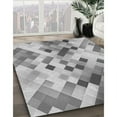 thumbnail image 2 of Ahgly Company Indoor Rectangle Patterned Platinum Gray Area Rugs, 8' x 12', 2 of 6