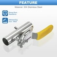 thumbnail image 3 of 1 Inch Duct Backdraft Damper, Manual Adjustment Airflow Volume Damper for Vents Fans Extractors Range Hoods Heating Systems, 3 of 7