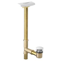 American Standard Max 1-1/2 in. Brass Deep Soak Drain in Arctic White