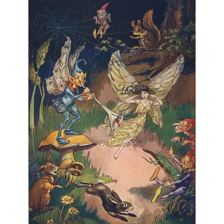 - Nisters Holiday Annual 1897 Fairy dance Canvas Art - RH Facey (24 x 36)