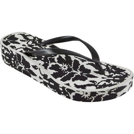 MUK LUKS Wedge Flip Flops