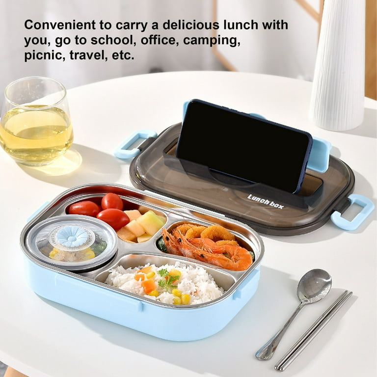 Lunch Box Removable Tray Keep Warm Function Food Grade Plastic