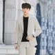 thumbnail image 3 of Conjunto de traje coreano de 2 piezas, tendencias masculinas, disfraces, ropa casual, alta calidad, 2024, trajes y blazers completos para hombre, ropa clásica, 3 of 5