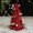 Red, variant on Christmas Tree Tabletop Decoration Mood Decoration Party Supplies Decoration Increase The Strong At-mosphere of Christmas Holiday