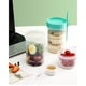 thumbnail image 5 of Taza de cereales para llevar, taza de yogur con cuchara para llevar, taza de yogur para llevar a prueba de fugas de 310 ML + 560 ML, fiambrera apta para lavavajillas, taza de cereales para llevar, 5 of 5