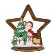 thumbnail image 1 of Adorno de Navidad de madera Diamante de cristal de forma especial de una cara (BJP609) Sywqhk Decoración hogareña, 1 of 9