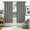 Gray, variant on XUEYU Blackout Curtains, Full Light Blocking Curtains for Bedroom, Window Curtain for Living Room 52 x 84 inch Grommet, Energy Efficient Curtains for Living Room Window(2 Panels,Black)