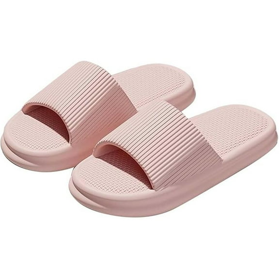 jiaxiM Arch Support Slippers Women Non Cloud Slides for Women Elegant Open Toe Rubber Sole Womens Sandals Dressy for Beach