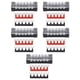 thumbnail image 2 of Tira De Barrera De Terminales, Bloque De Terminales De 6 Posiciones Retardante De Llama 15A 600V Cubierta Transparente Tornillos M3 Para Mantenimiento Automotriz, 2 of 7