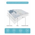 thumbnail image 4 of Quilts Queen Size Bedding Set, Blue Turtle Coastal Reversible Summer Quilt 3 Pieces, Nautical Summer Beach Coral Shell Starfish Lightweight Bedspreads Coverlets with 2 Pillow Shams for All Seasons, 4 of 5