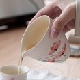 thumbnail image 2 of Hand-made Tea Pitcher Vintage Floral Tea Fairness Cup Tea Coffee Cream Sharing Cup for Household, 2 of 5