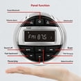 thumbnail image 5 of For Marine Radio Cover Soft Silicone Protector FM Boat Radio MP3 Player Waterproof for UTV ATV SPA RZR,1 * Bluetooth Stereo Player 1 * Protective cover, 5 of 5