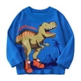 thumbnail image 2 of Bnwani Long Sleeve Toddler Shirt Cotton Spring Cotton Crew Neck Casual Printed Tops 7-8 Years, 2 of 7