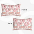 thumbnail image 4 of Bixox Cute Cow Pink Printed Pillow Protector,Super Soft Ideal for Home,Guests,Rentals - 16"x24", 4 of 8