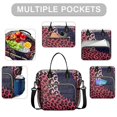 thumbnail image 2 of Pink and Black Of Leopard Print Womens Lunch Box for Work,Insulated Large Lunch Bag for Tween and Teen,Loncheras Para Mujer,Leakproof Adult Lunch Bag for Work,Beach,Travel,Picnic,Camping, 2 of 7