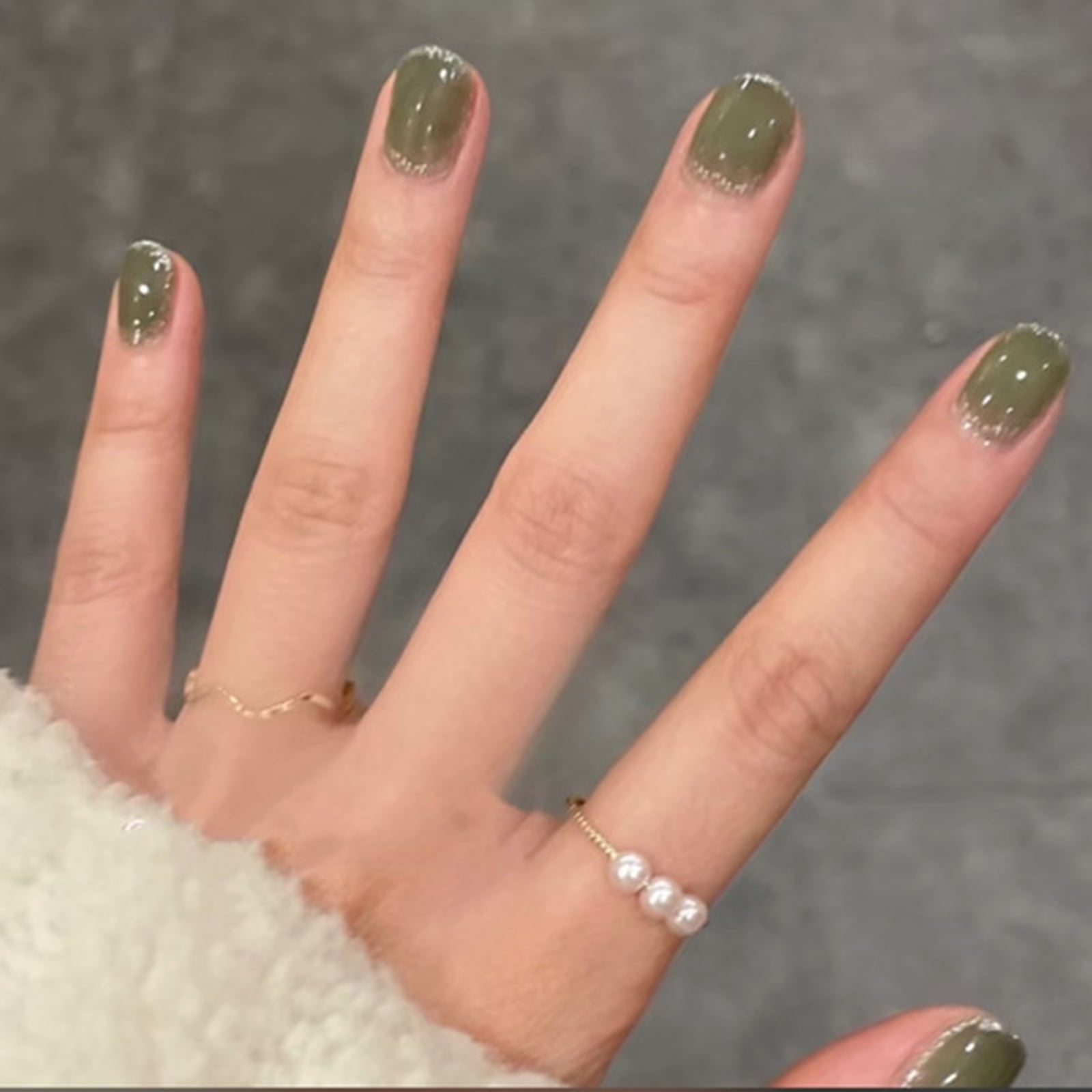 Green nail design 🤍 Acrylic Extensions freehand design 🤍 freehand nail  art 🤍 Classic extensions 🤍 Custom design by Nail36... | Instagram